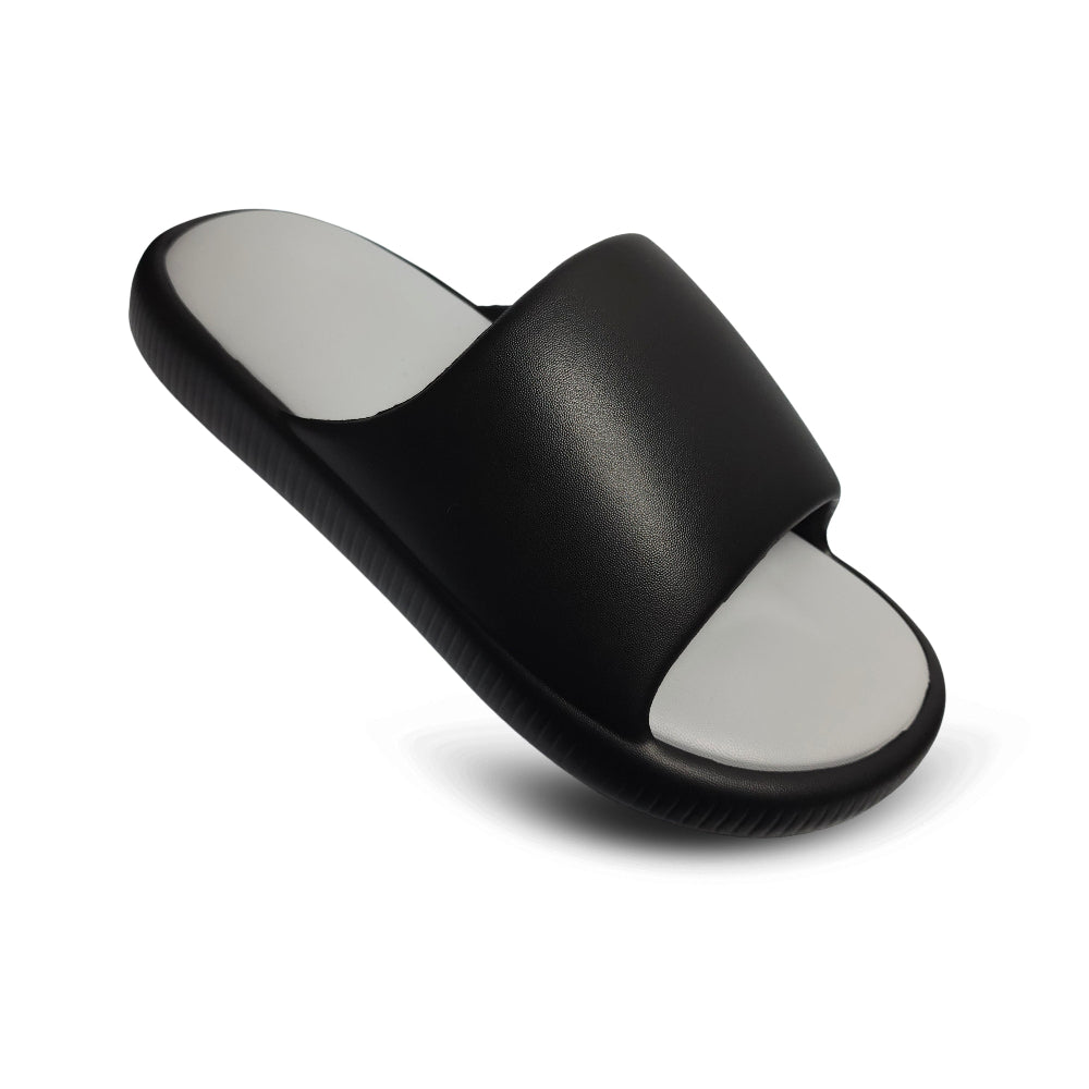 COZY CUSHIONED FOOTBEDS – Men’s Slides