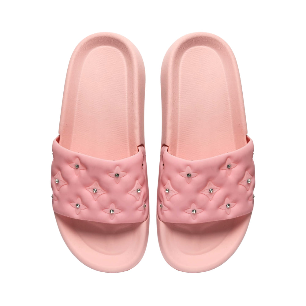 Luxe Studded Slides – Women’s Slides