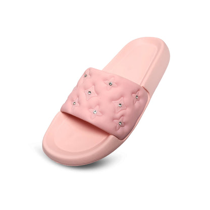 Luxe Studded Slides – Women’s Slides