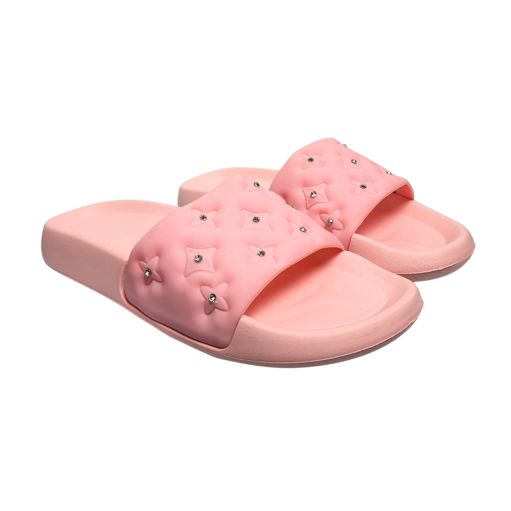 Luxe Studded Slides – Women’s Slides